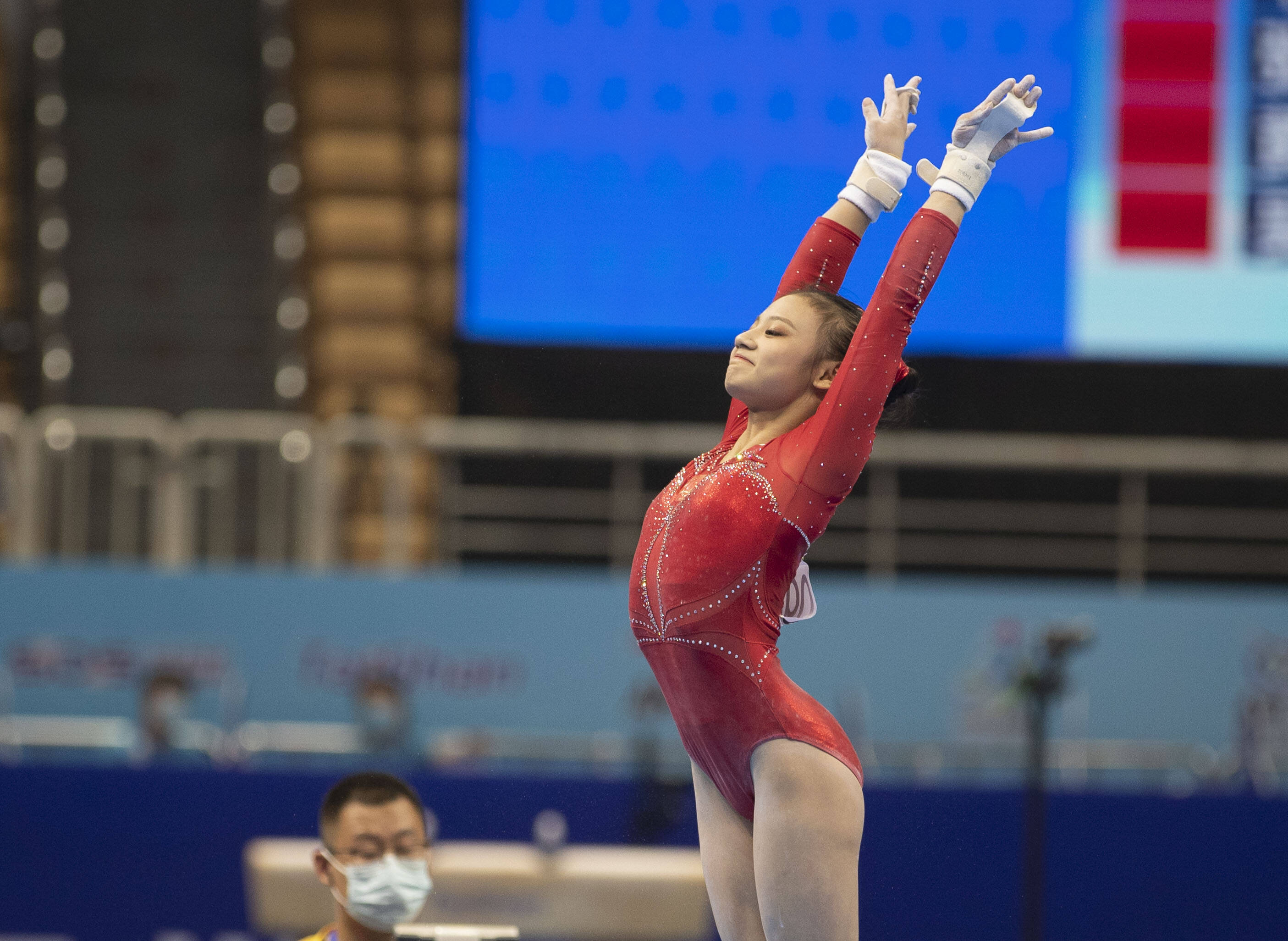 体操自由体操决赛选手整体发挥出色 体操自由体操决赛选手整体发挥出色